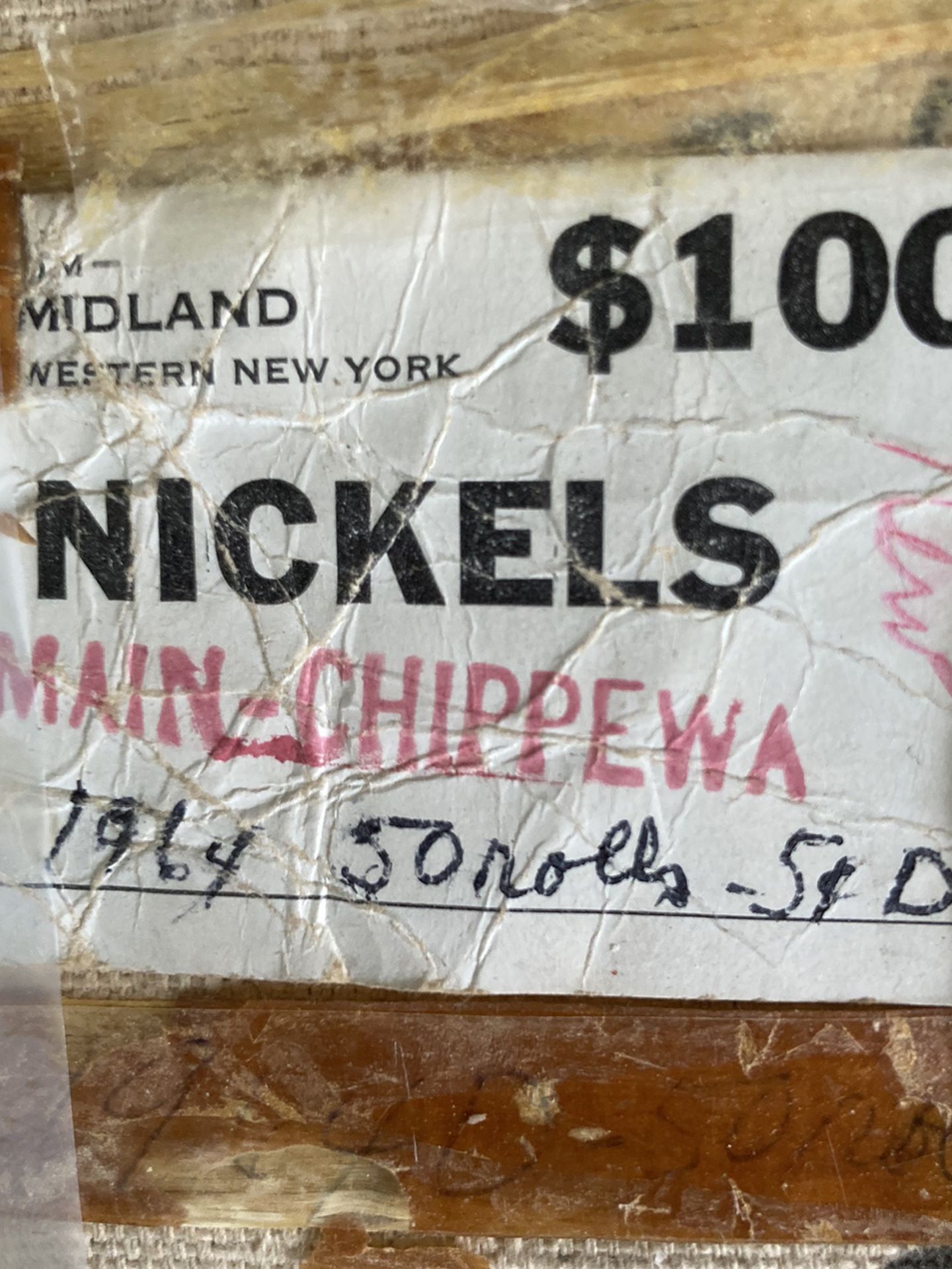 1965 Pennies Purchased Main and Chippewa Bank, Buffalo, NY