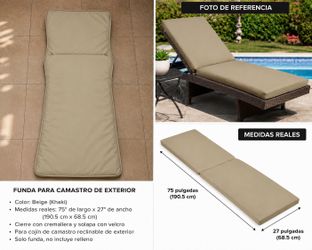 2 Outdoor chair cushion covers