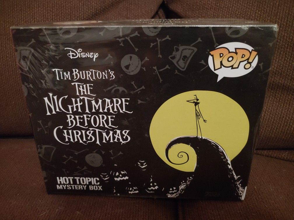 Nightmare Before Christmas Hot Top Mystery Box Funko Pop Sealed!