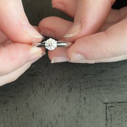 Moissanite ring