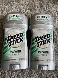 Speed Stick Antiperspirant/Deodorant, Fresh Scent, 3 Ounce Stick (2 Pk)