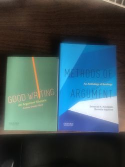 Methods of argument and good writing books
