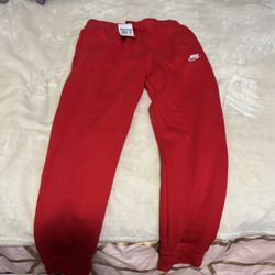 Red Nike Jogger Pants