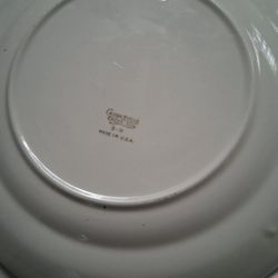 Vintage Plates In Bowls WS George 127a Series 1930s Canary Tone