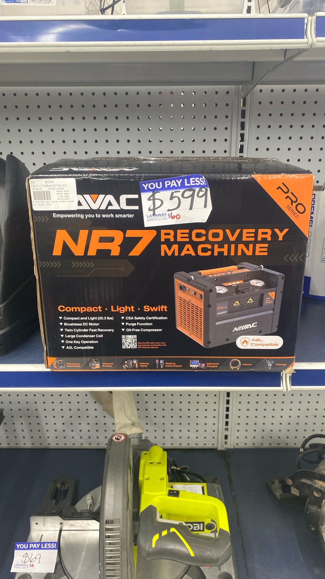 Navac Recovery Machine