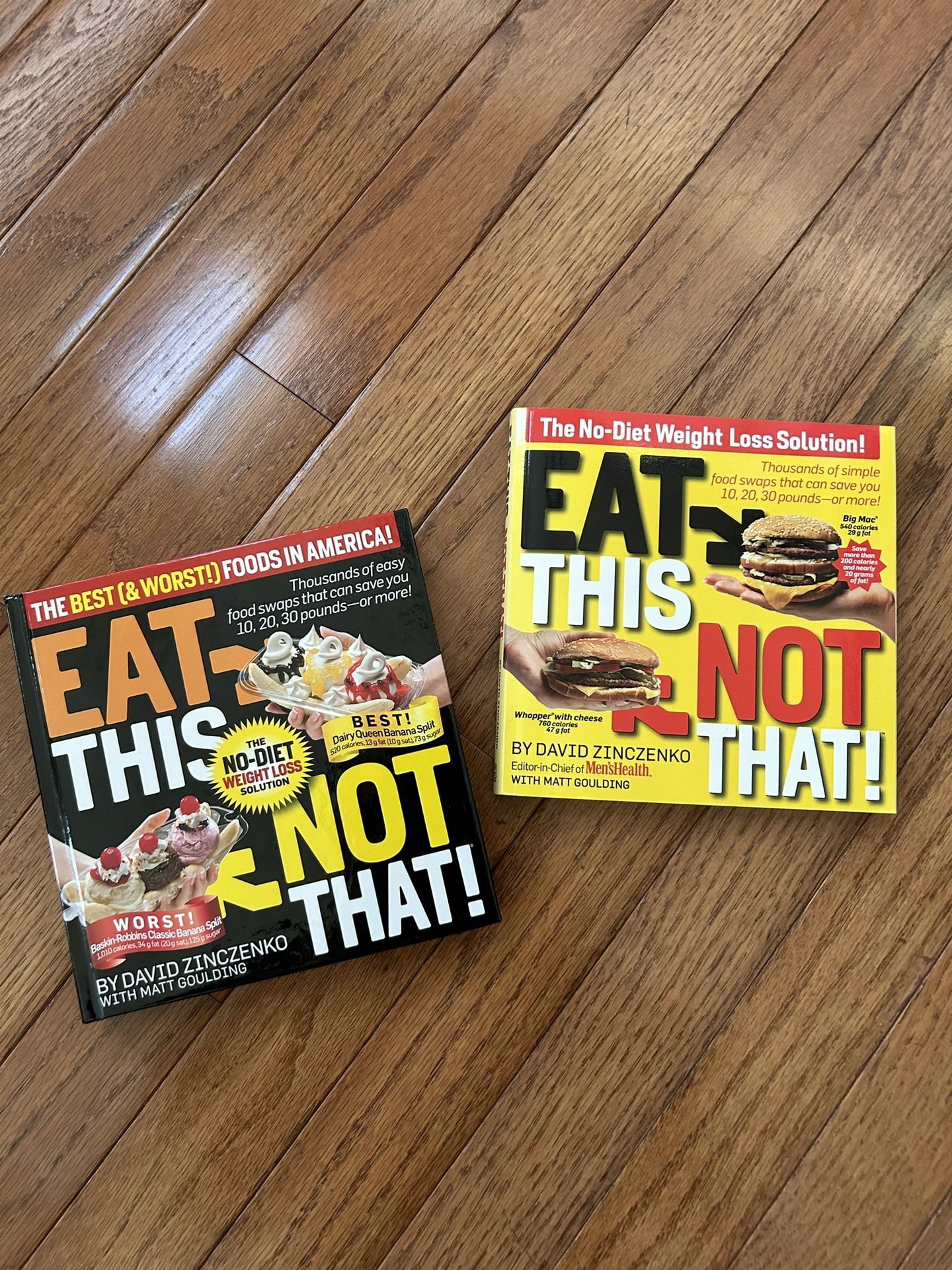 What Foods To Eat, 2 Books By David Zinczenko “EAT THIS NOT THAT” Great Ref: Books