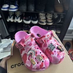 W9 Crocs Bape 