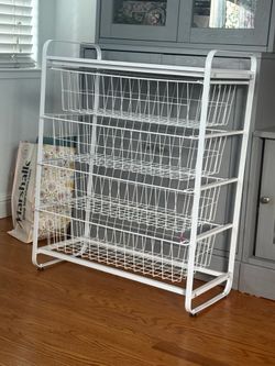 4 drawer metal storage organizer