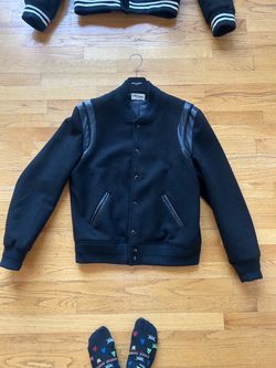YSL Varsity Wool Jacket