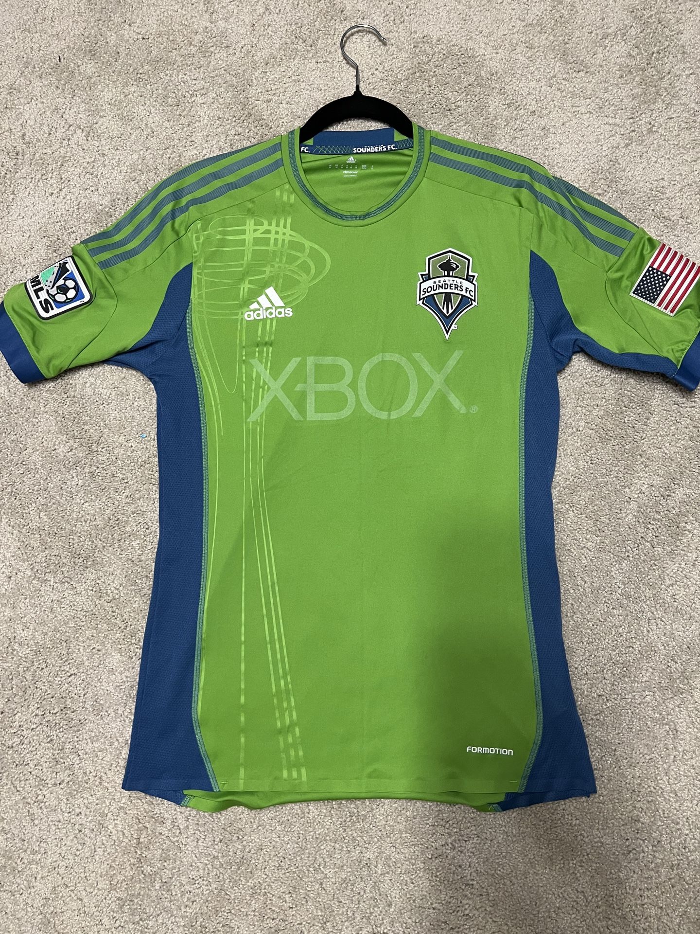 Seattle Sounders "Space Needle" Authentic Jersey (Size Medium)