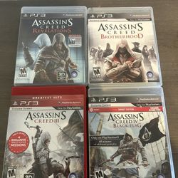 Assassins Creed PS3 Game Lot 