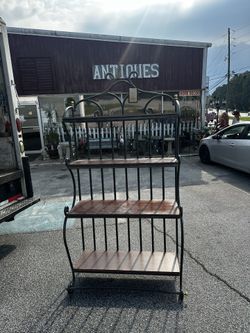 Metal and Wood Shelf
