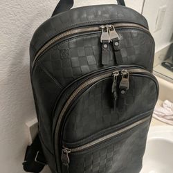 Louis Vuitton Infini Damier Michael Leather Backpack