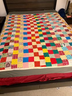 Handmade Patchwork Quilt Twin Size