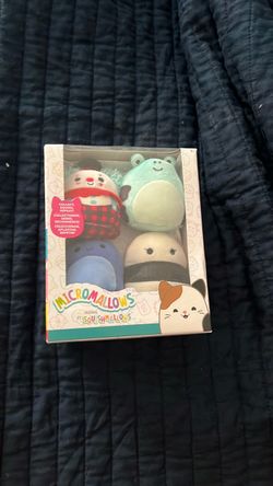 Squishmallows Micromallows 4 Pack Mini Plush Set -Toys for Kids & Collectors NEW