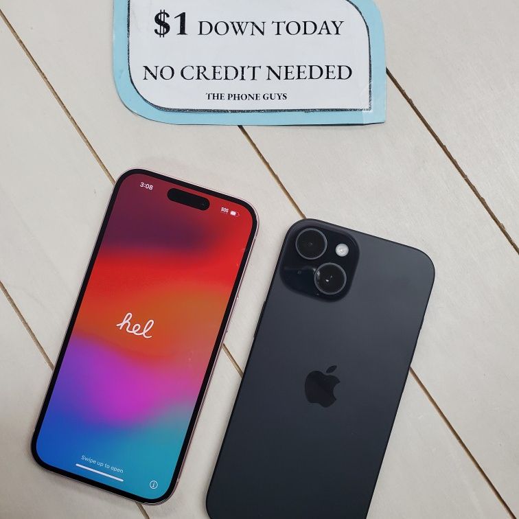 Apple Iphone 15 5G -PAYMENTS AVAILABLE FOR AS LOW AS $1 DOWN - NO CREDIT NEEDED