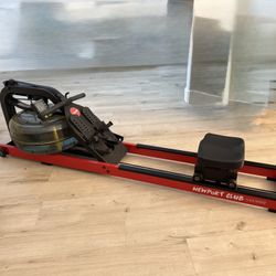 First Degree Fitness Newport Club Plus Water Rower Exercise Machine 