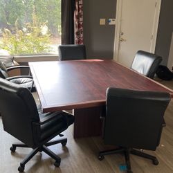 Office Meeting Table And Chairs