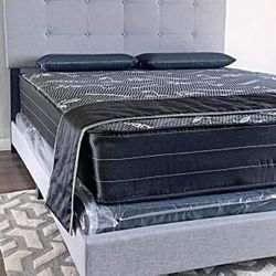 NEW TWIN FULL QUEEN KING SIZE BED WITH MATTRESS AND BOXSPRING INCLUDING FREE DELIVERY 