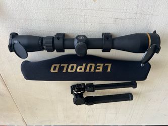 Leupold scope and BiPod