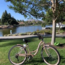 New Beautiful 🌸 7 Speeds Ladies Beach Cruiser Bike Bicycle Standard Adult Size