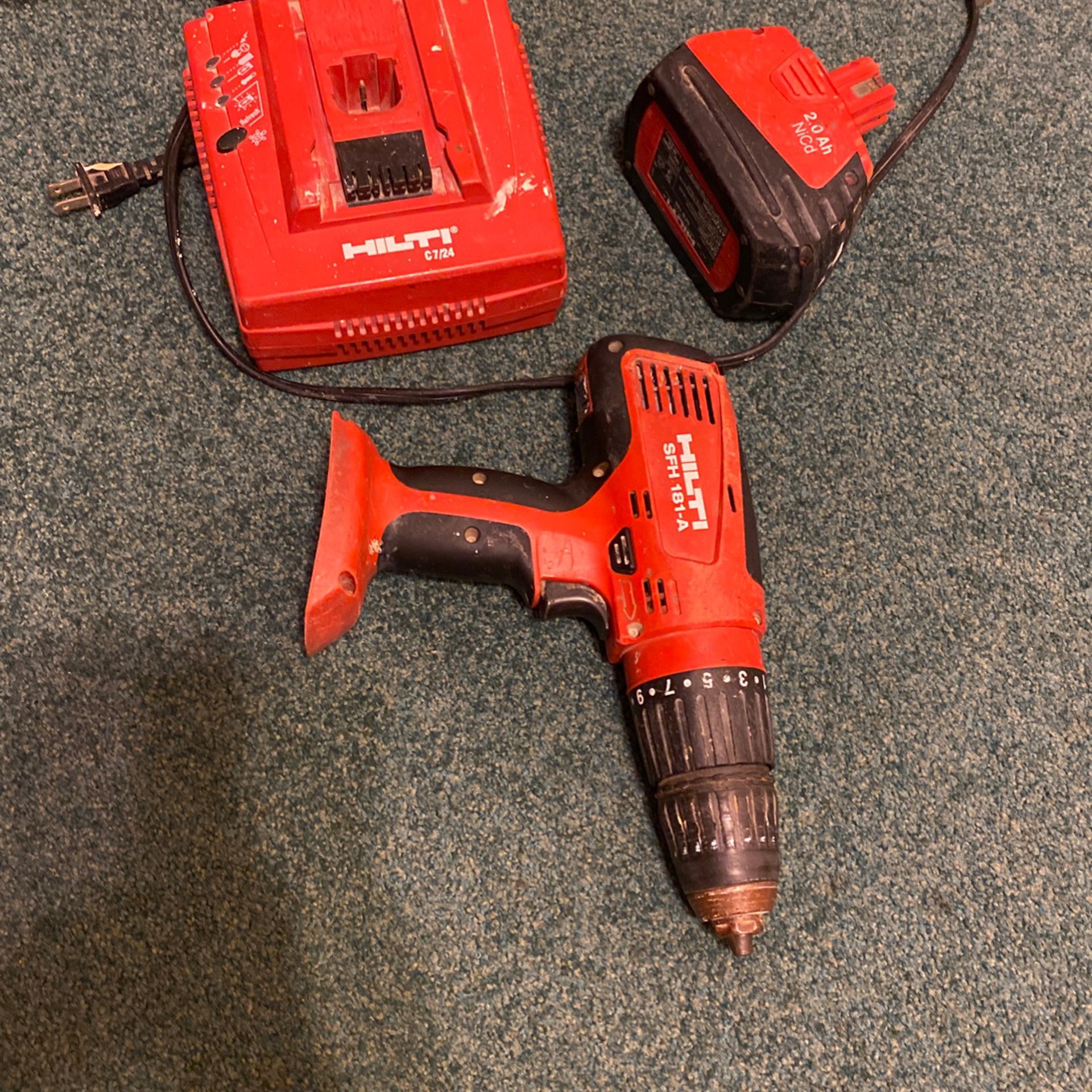 HILTI SFH 181-A hammer drill with Battery and Charger