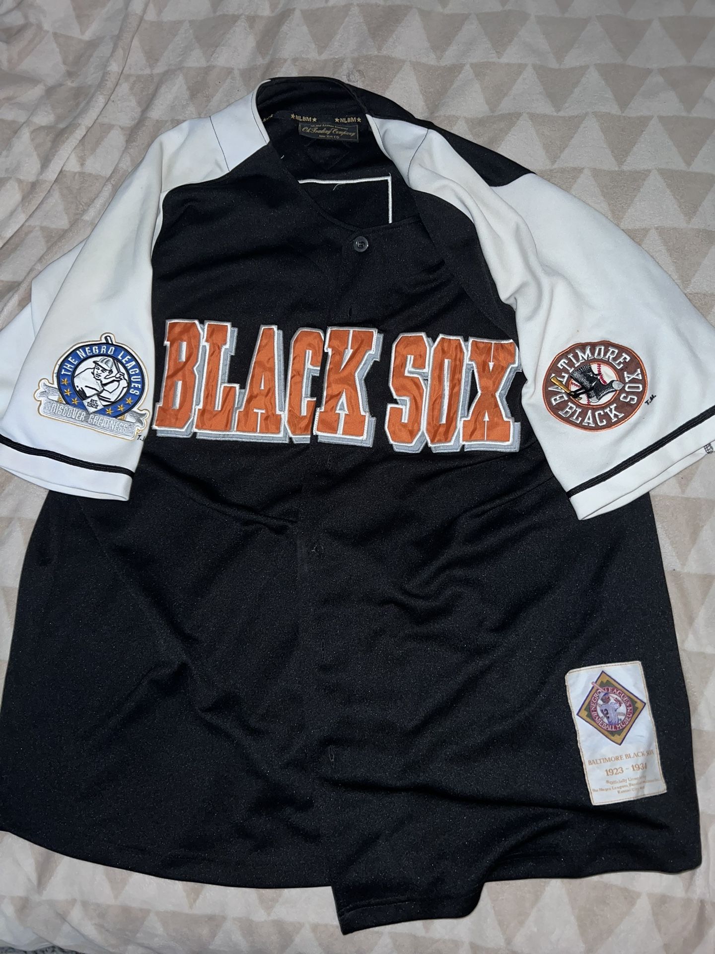 Vintage Baltimore Black Sox Negro League Baseball Jersey Size 3XL