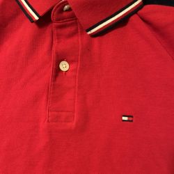 Men’s Tommy Hilfiger Red Polo Size Extra Small