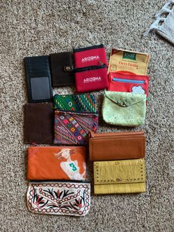 Brand name wallet coin purse assortment lot