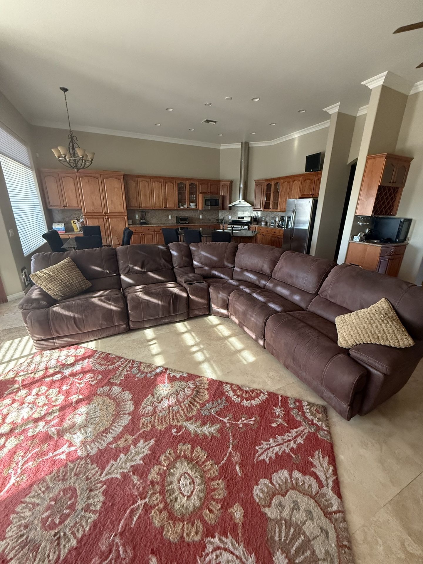 Sectional Sofa- Each Piece Can Be Moved Separately