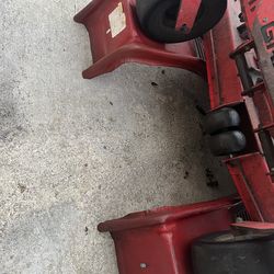 Red ramp to lift up and any other moving object