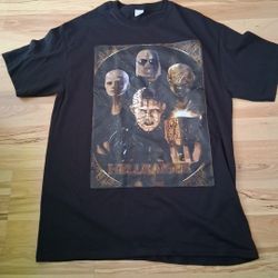NEW HELLRAISER HORROR T-Shirt collection size Large unisex (for men or women) material cotton,  