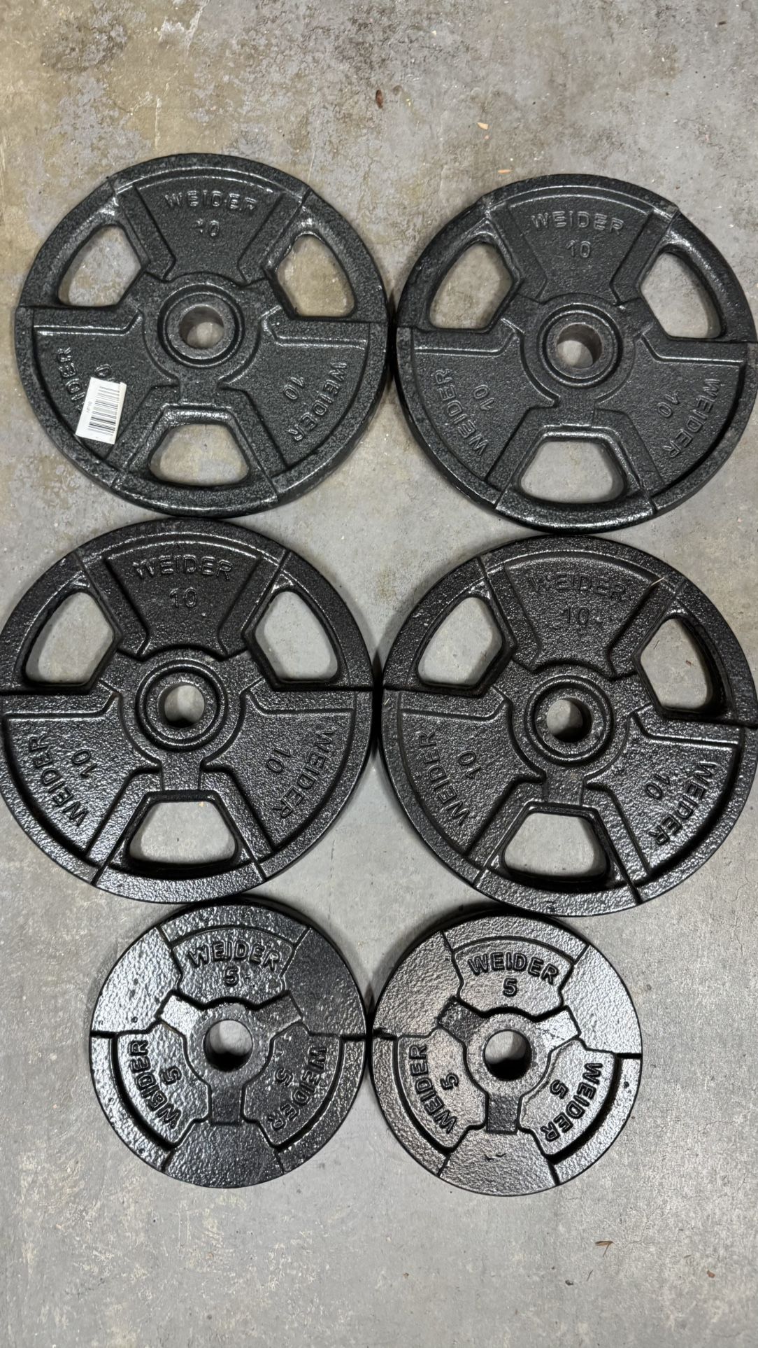 Weider Standard Weights