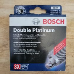 NEW Bosch Double Platinum Spark Plugs