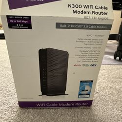 Netgear N300 Wifi Cable Modem Router