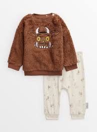 NWT Gruffalo Novelty Fluffy Sweatshirt & Joggers Pants Set 9-12  months Baby Set Sweater Top 