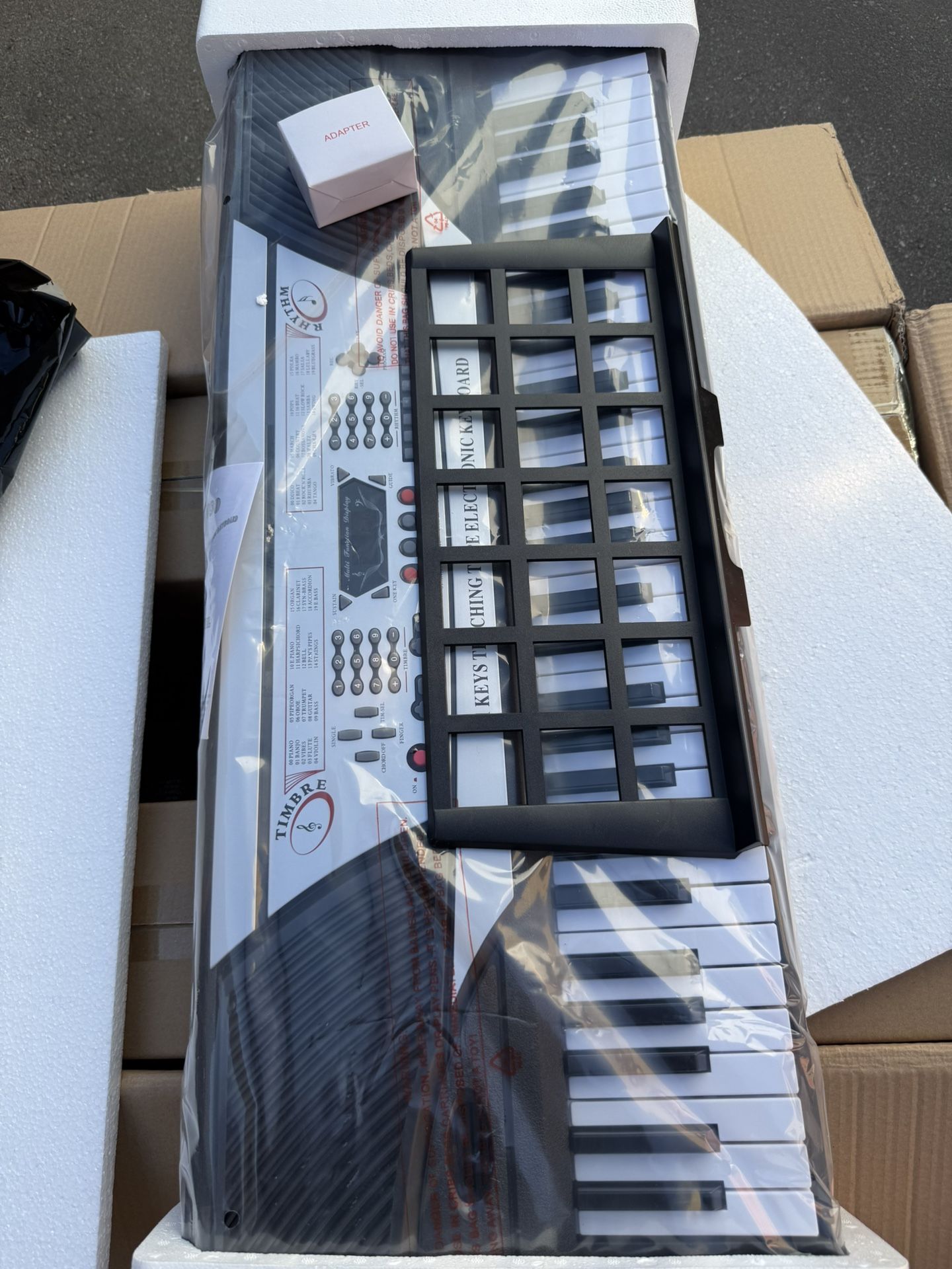 5W Portable Electronic Keyboard Instrument Piano 61 Keys LED Display