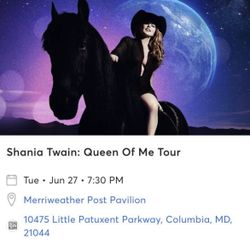 Shania Twain - Queen of Me tour