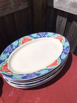 Vintage Syracuse serving platters six in total