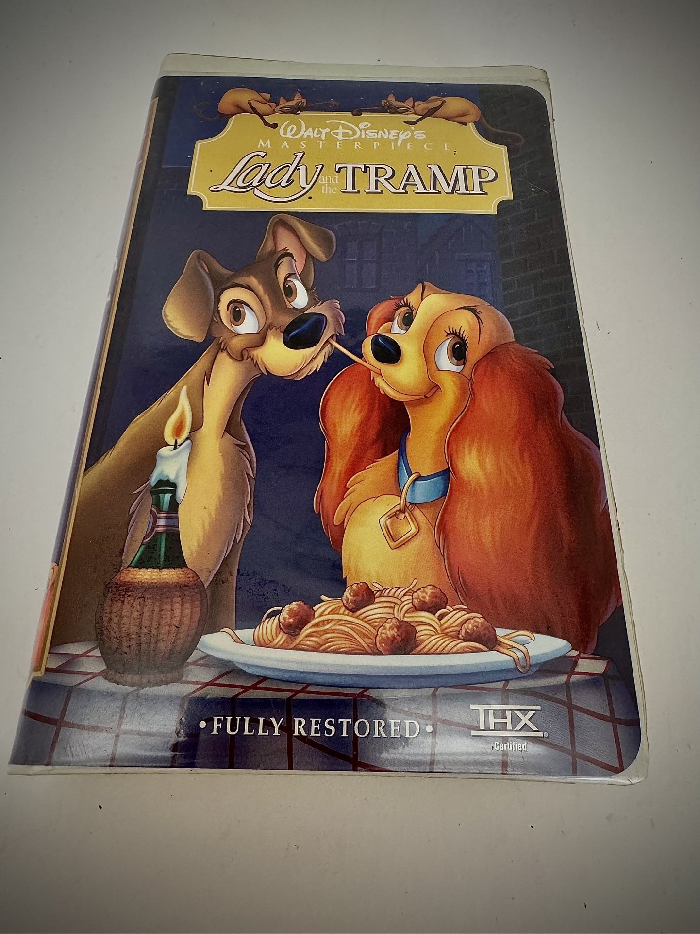 Lady and the Tramp (1998) VHS - Walt Disney Masterpiece Collection β Fully Restored Disney Classic!