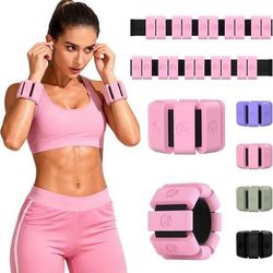 new 2LB(2 Pcs) Adjustable Wrist Weights for Women Men, Leg Weights for Women Walking, Yoga, Dance, Barre, Gym  About this item  Versatile and Stylish: