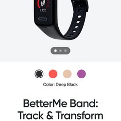 Better Me Band Exercise Tracker