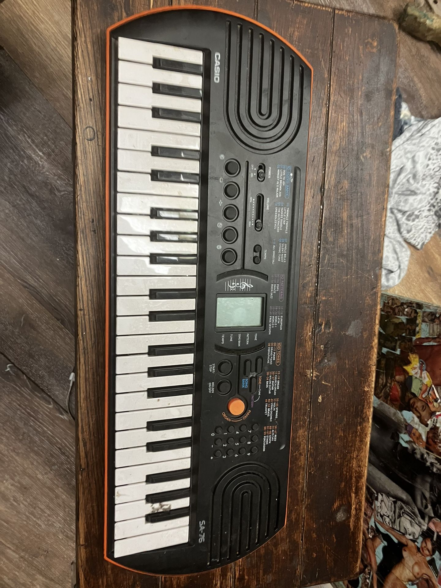 Casio Key Board Sa-76