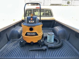 RIDGID 16 Gal. 6.5 Peak HP NXT Shop Vacuum Wet Dry Vac w/Cart, Filter, Hose & Attachment