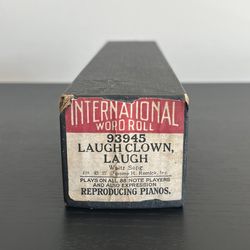 International Word Piano Roll Laugh Clown 93945 Waltz Song Vintage 1927