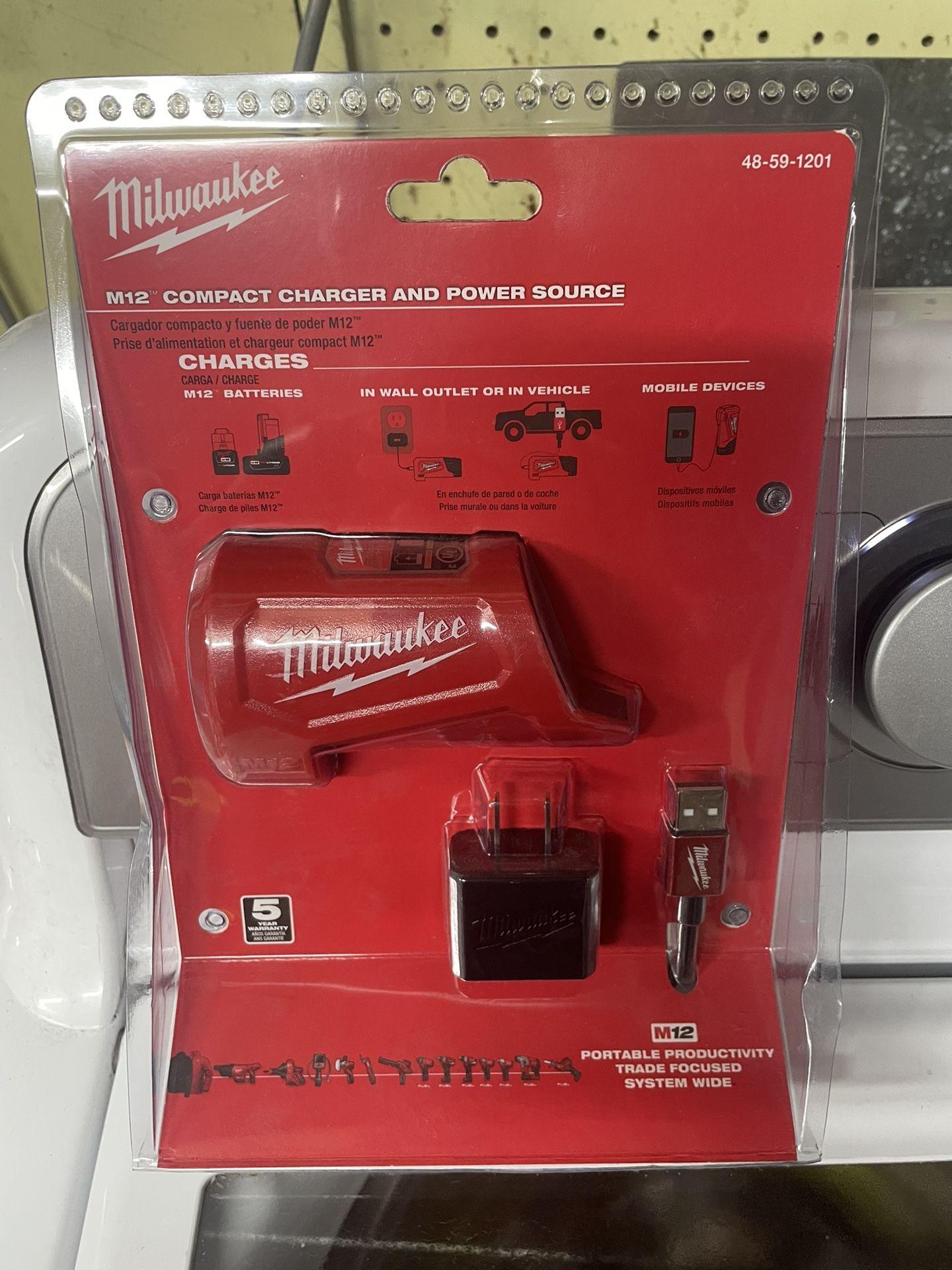 Milwaukee M12 Compact Charger and Portable Power Source (Tool Only) READ DESCRIPTION