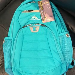High Sierra backpack Teal