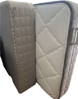 Twin size mattress and box spring