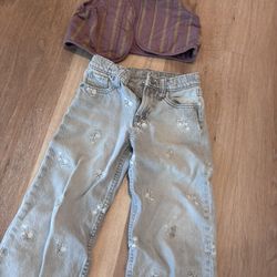 Girls Gap Jeans 6 Years  And Zara Vest