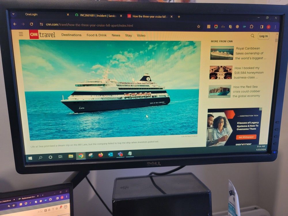 (2) Computer Monitors 22 In